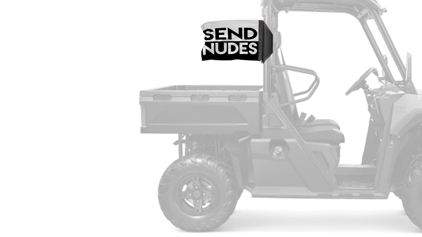 Send Nudes 12"x18" Forever Wave Flag for UTVs