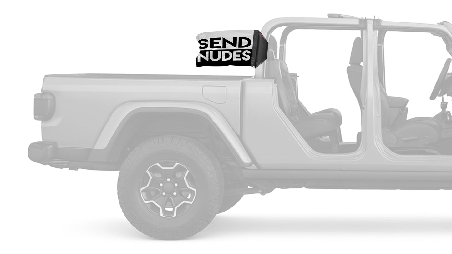 Send Nudes 12"x18" Forever Wave Flag for Jeep Gladiator JT