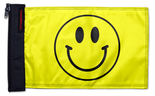 Smiley Face 12"x18" Forever Wave Flag for Jeep Wrangler LJ 2003-2006