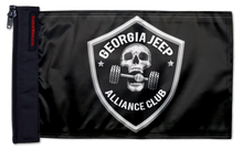 Georgia Jeep Alliance Club 12"x18" Forever Wave Flag