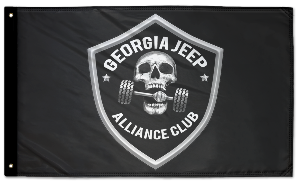 Georgia Jeep Alliance Club 3'x5' Double-Sided Flag