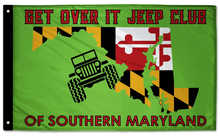 Get Over It Jeep Club 3'x5' Double-Sided Flag