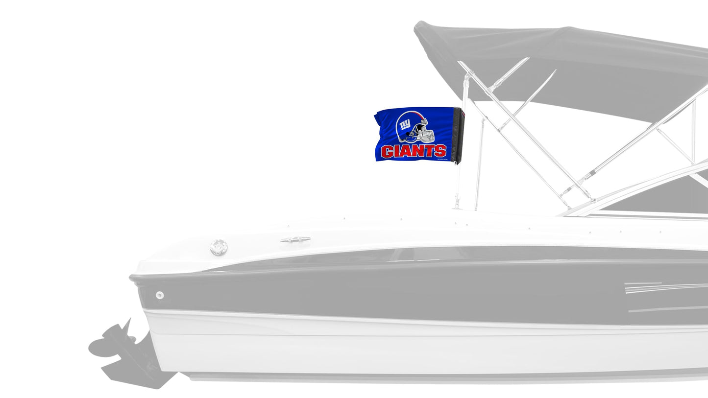 New York Giants 11"x17" Forever Wave Flag for Boats