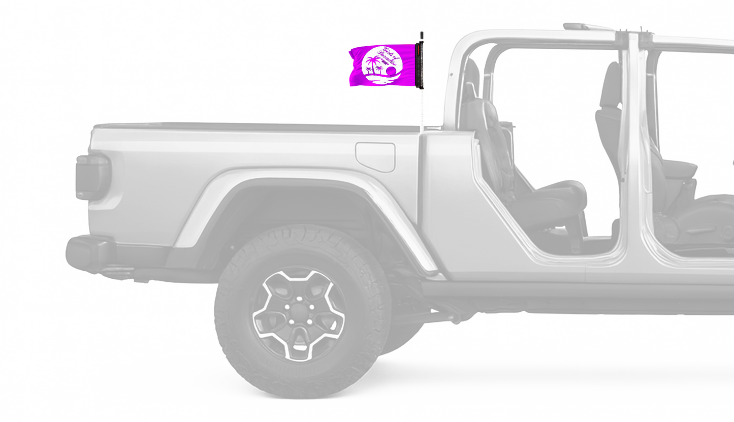 Girls Of Paradise 12"x18" Forever Wave Flag for Jeep Gladiator JT