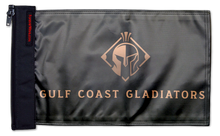 Gulf Coast Gladiators 11"x17" Forever Wave Flag for Jeep Wrangler JL 2-Door 2018-Present