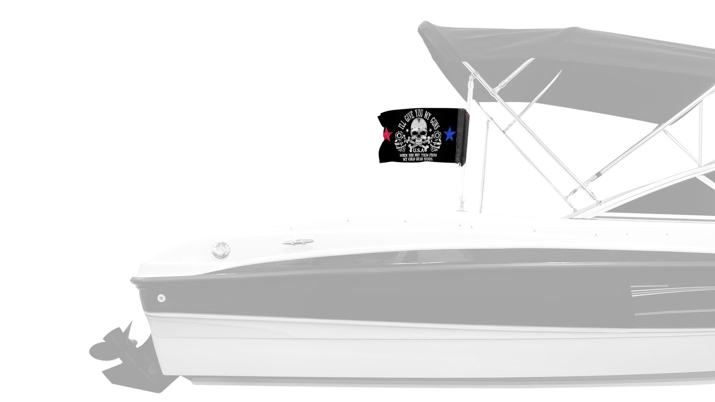 2A We The People 12"x18" Forever Wave Flag for Boats
