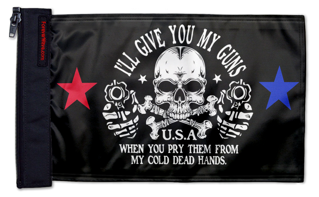 2A We The People 12"x18" Forever Wave Flag for Boats