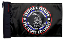 2nd Amendment 12"x18" Forever Wave Flag for Jeep Wrangler CJ-7 and CJ-8 1976-1986