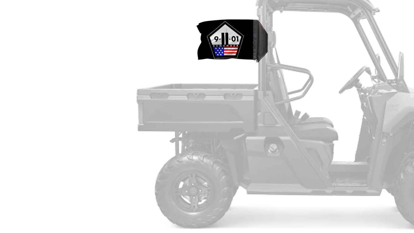 911 Remember 12"x18" Forever Wave Flag for UTVs