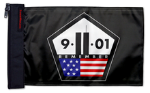 911 Remember 12"x18" Forever Wave Flag for Jeep Wrangler JL 2-Door 2018-Present