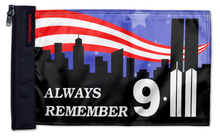 911 Tribute 12"x18" Forever Wave Flag for Jeep Wrangler JL 2-Door 2018-Present