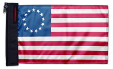 Betsy Ross 12"x18" Forever Wave Flag for Jeep Wrangler JL 2-Door 2018-Present
