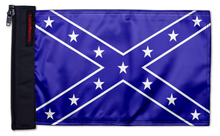 Confederate Blue 12"x18" Forever Wave Flag for Jeep Wrangler TJ 1996-2006