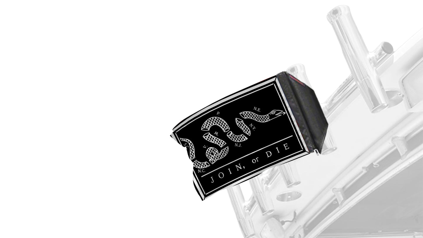 Franklin Join or Die 12"x18" Forever Wave Flag for Boats