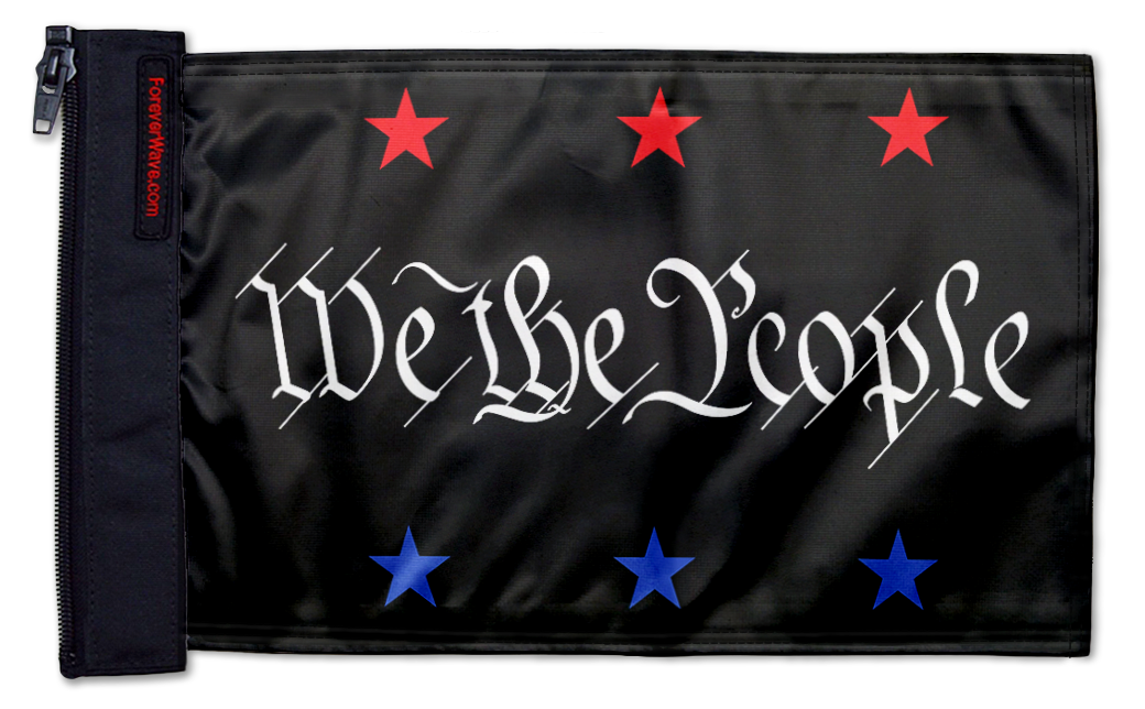 We The People 12"x18" Forever Wave Flag for UTVs