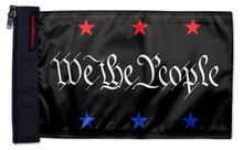 We The People 12"x18" Forever Wave Flag for Golf Carts