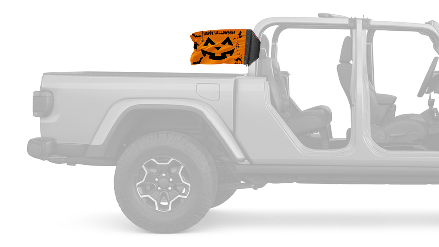 Happy Halloween 12"x18" Forever Wave Flag