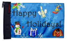 Happy Holidays 12"x18" Forever Wave Flag for Jeep Wrangler YJ 1986-1995