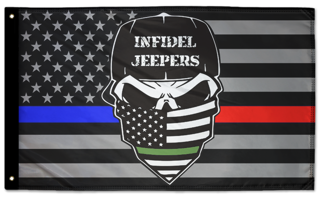 Infidel Jeepers Flag 3'x5' Double-Sided Flag