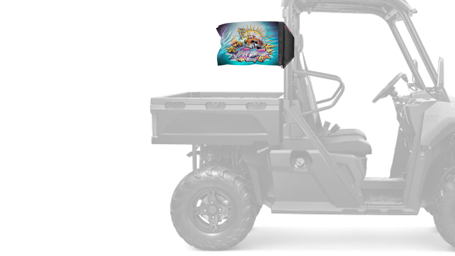 Jeep Beach 2025 12"x18" Forever Wave Flag