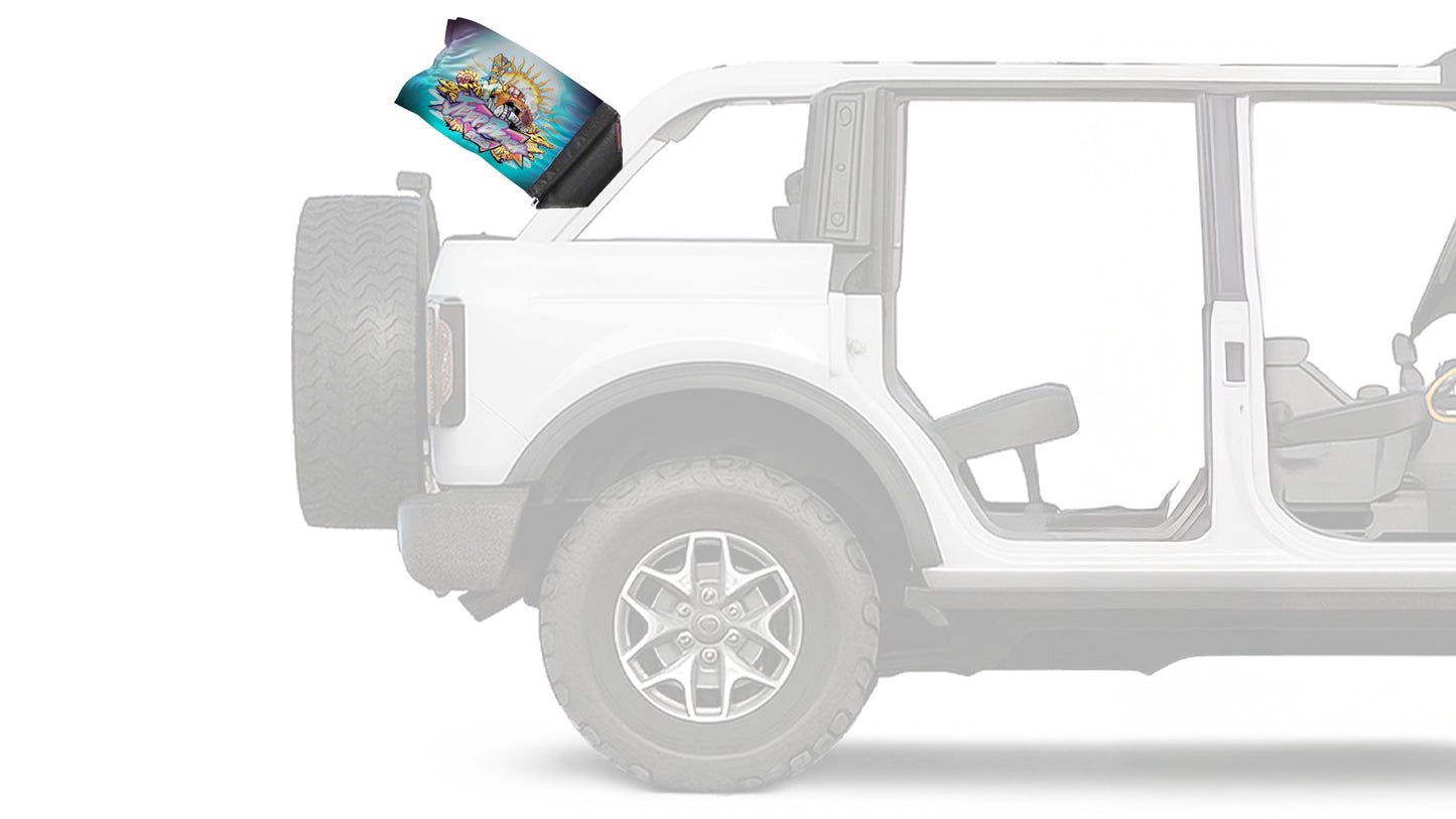 Jeep Beach 2025 12"x18" Forever Wave Flag