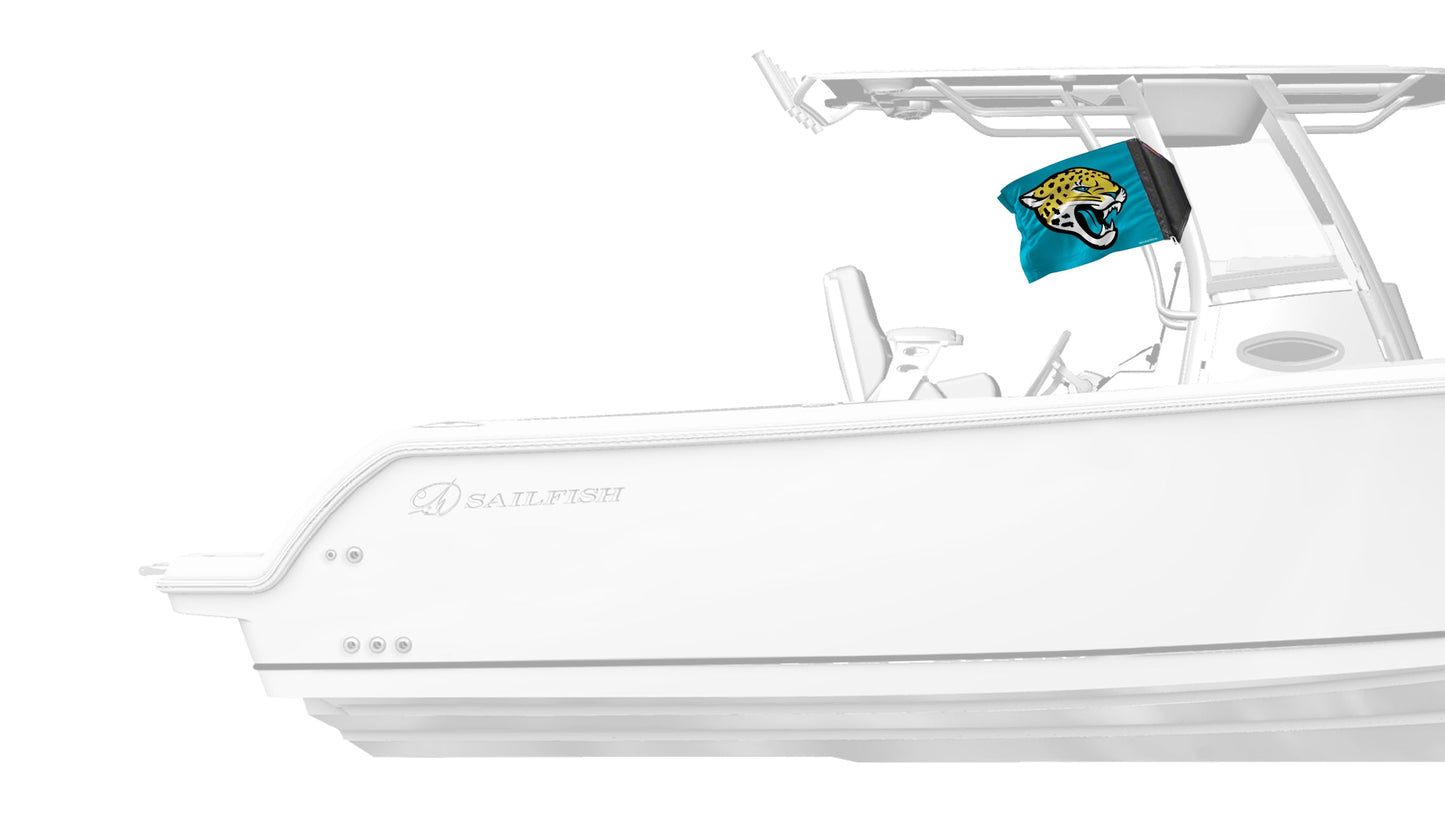 Jacksonville Jaguars 11"x17" Forever Wave Flag for Boats