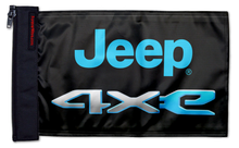 Jeep 4Xe 12"x18" Forever Wave Flag for Jeep Wrangler JK 2-Door 2007-2018