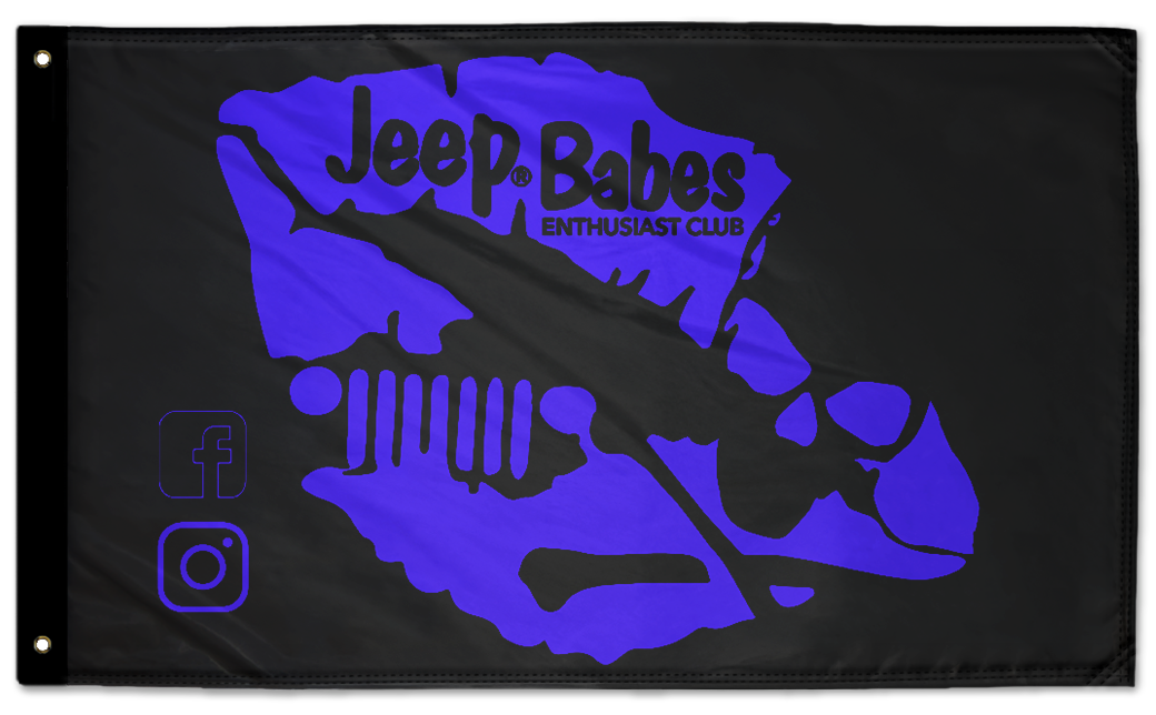 Jeep Babes Flag 3'x5' Double-Sided Flag