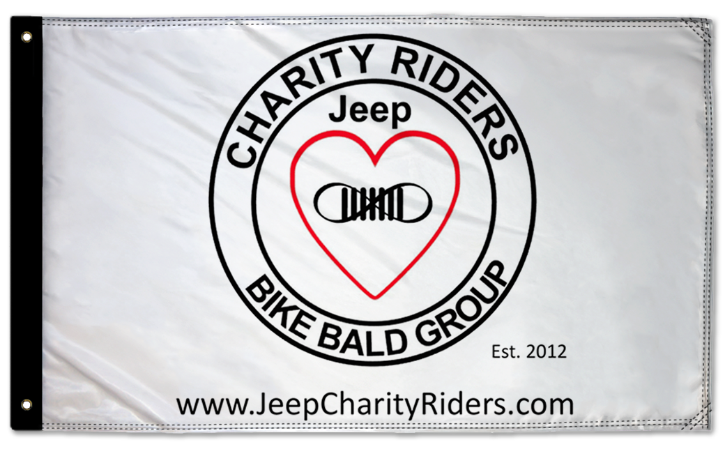 Jeep Charity Riders Flag 3'x5' Double-Sided Flag