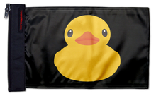 Duck 12"x18" Forever Wave Flag for Boats