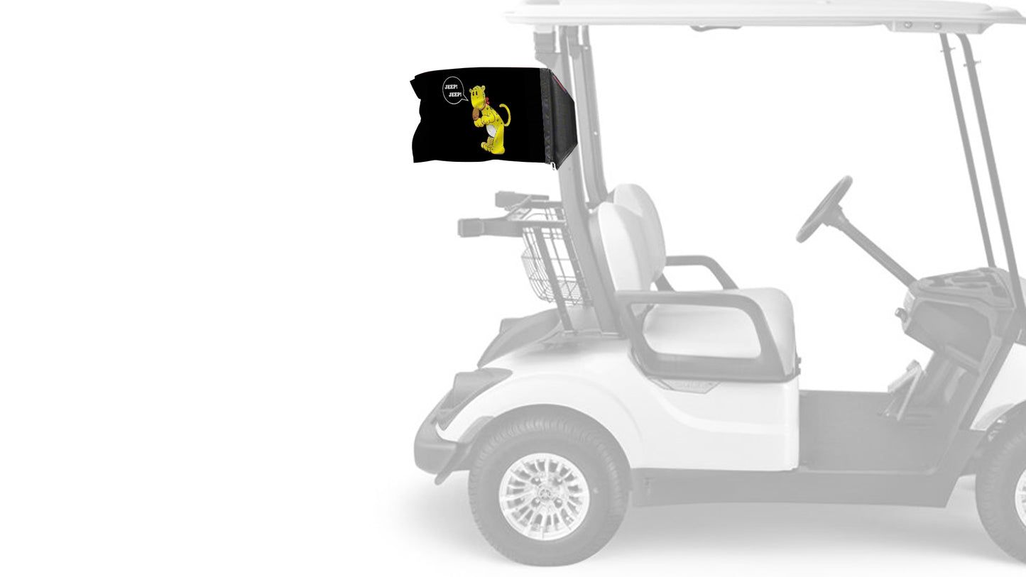 Eugene The Jeep 12"x18" Forever Wave Flag