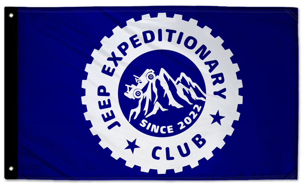 Jeep Expeditionary Club 3'x5' Double-Sided Flag