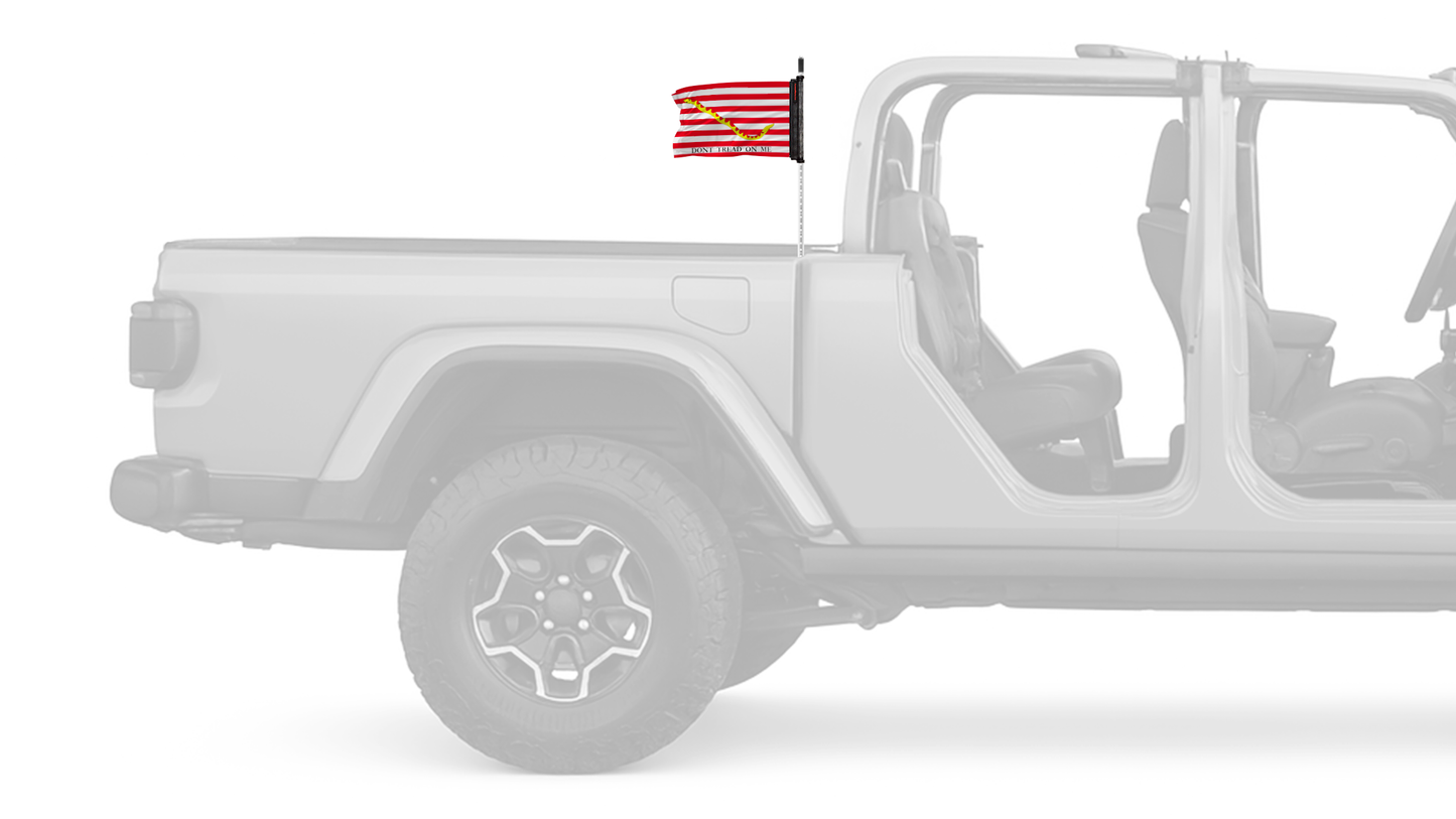 1st Navy Jack 12"x18" Forever Wave Flag for Jeep Gladiator JT