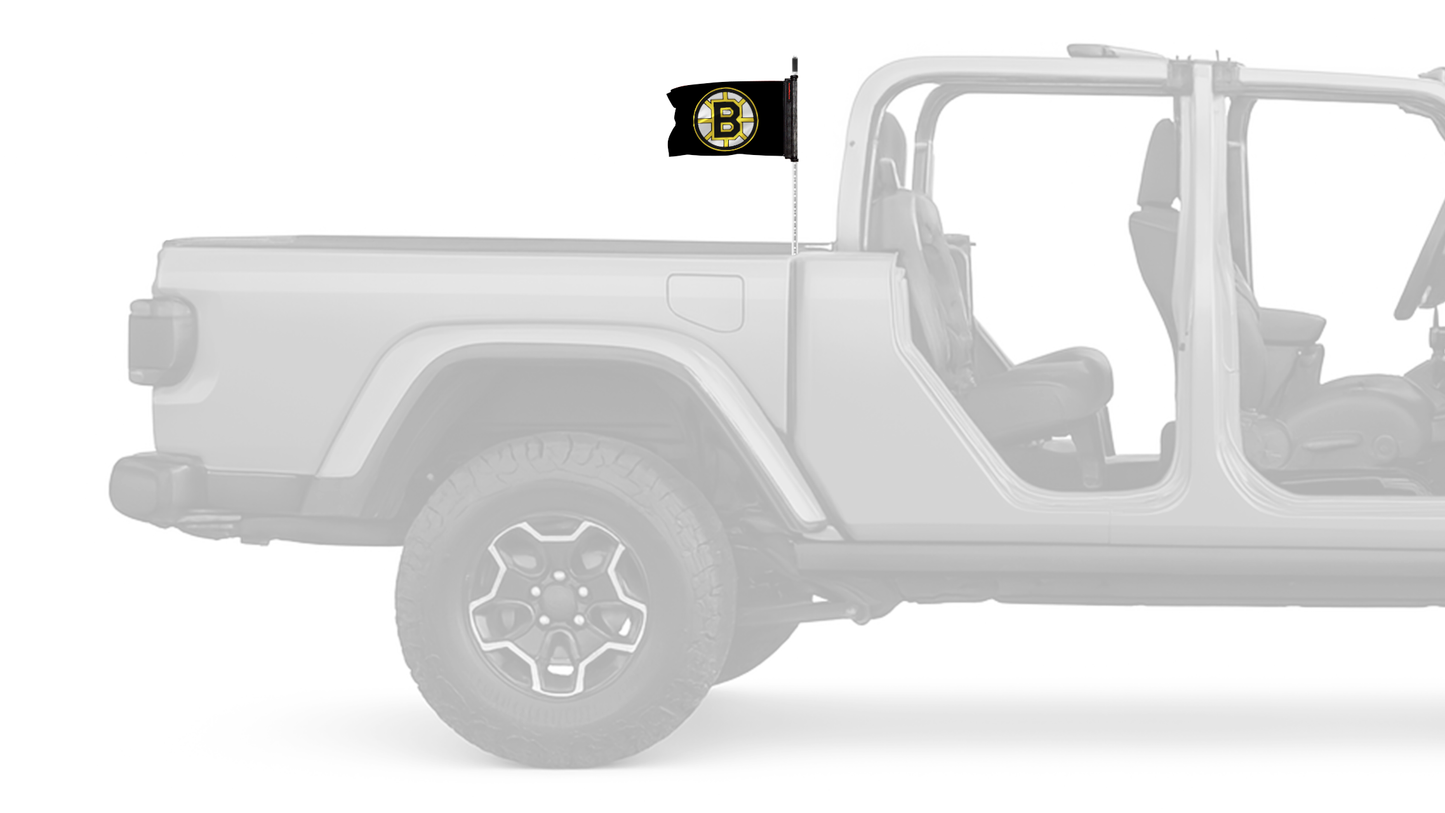 Boston Bruins 11"x17" Forever Wave Flag for Jeep Gladiator JT
