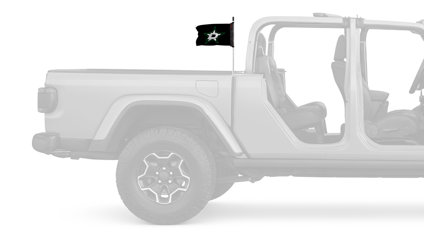 Dallas Stars 11"x17" Forever Wave Flag for Jeep Gladiator JT