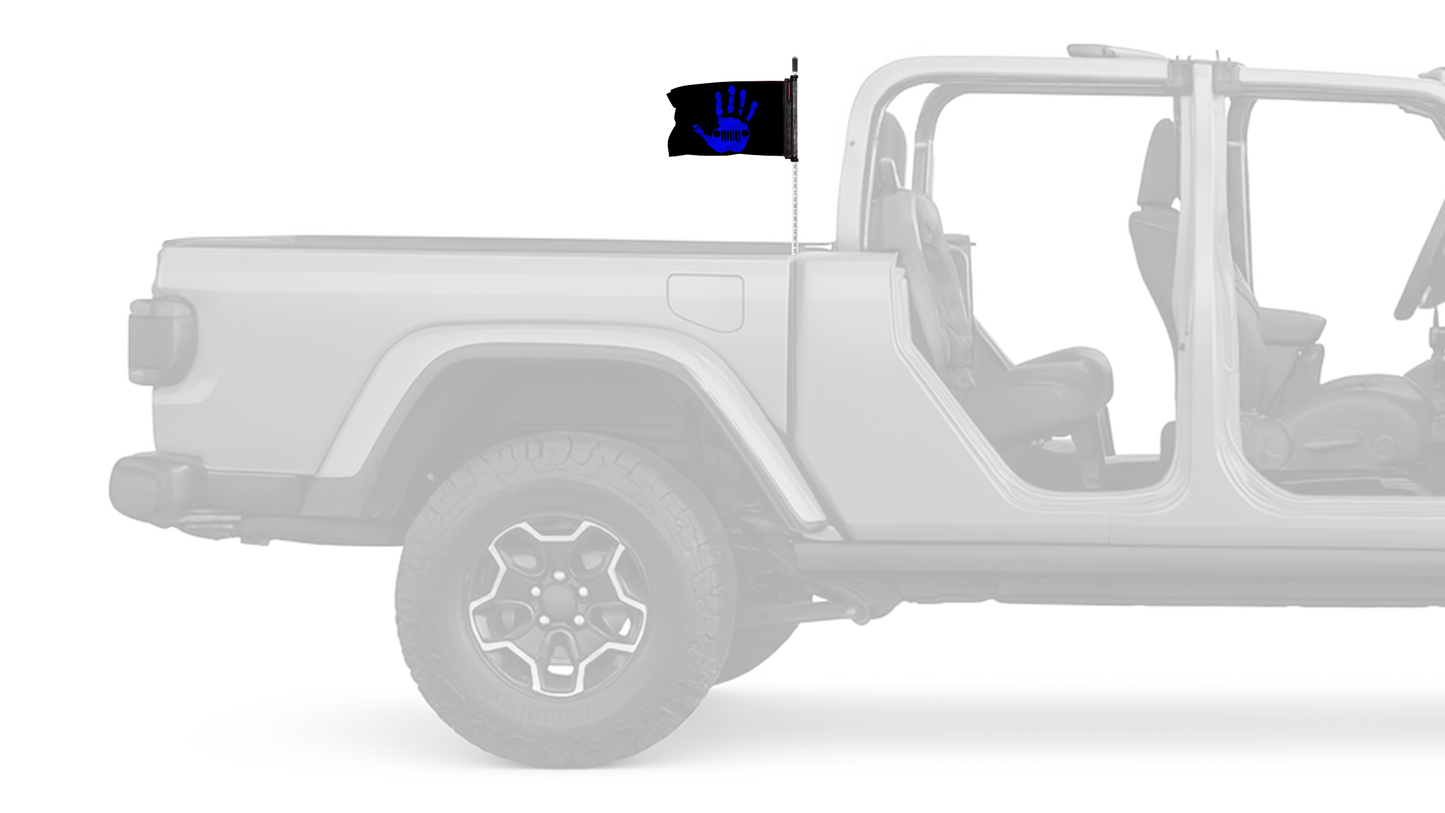 Jeep Wave 12"x18" Forever Wave Flag for Jeep Gladiator JT