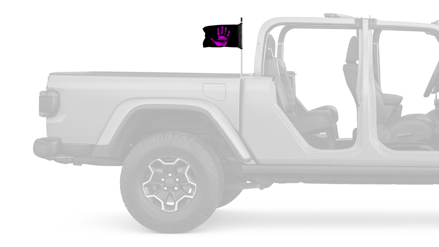 Jeep Wave 12"x18" Forever Wave Flag for Jeep Gladiator JT