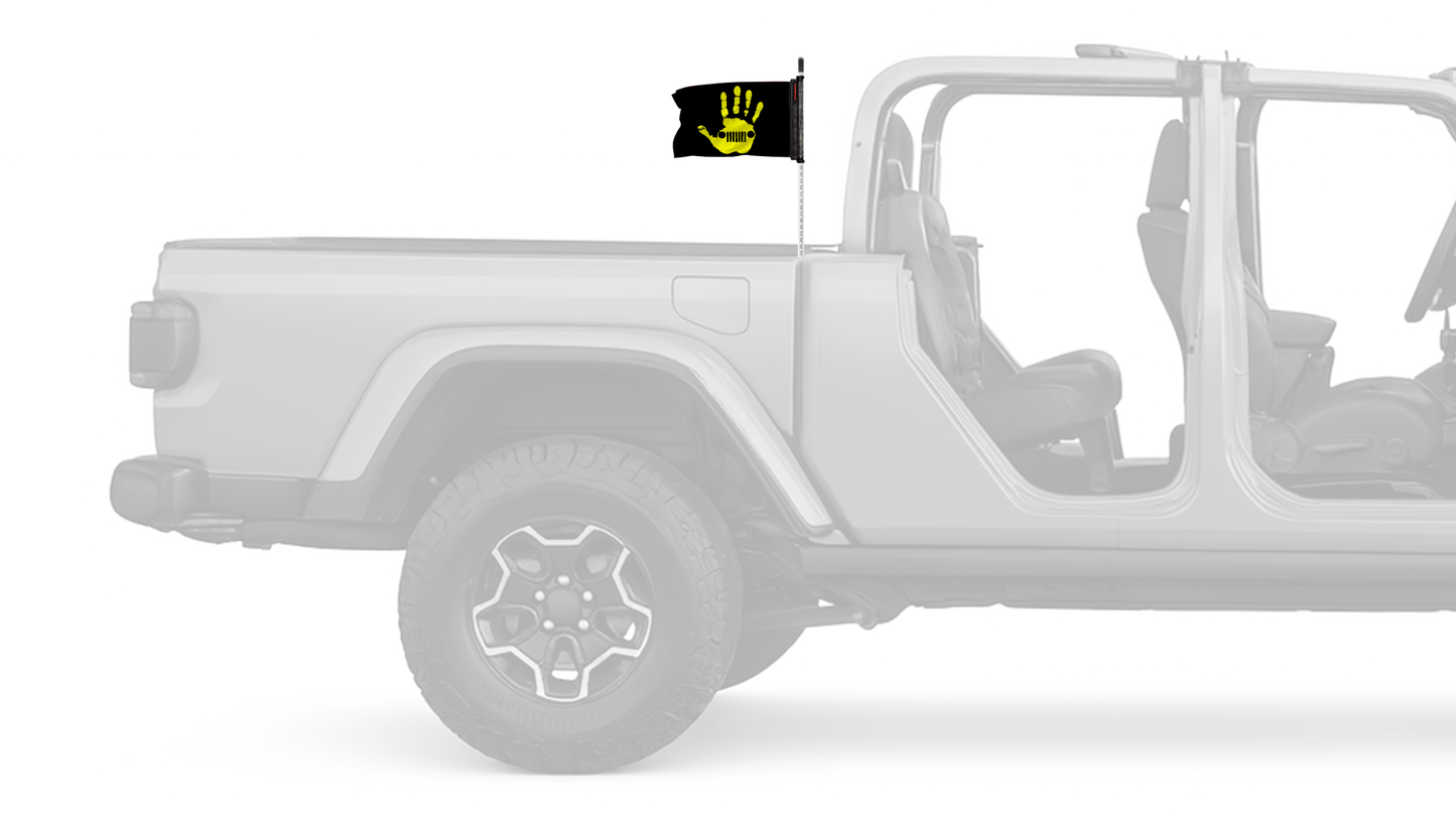 Jeep Wave 12"x18" Forever Wave Flag for Jeep Gladiator JT