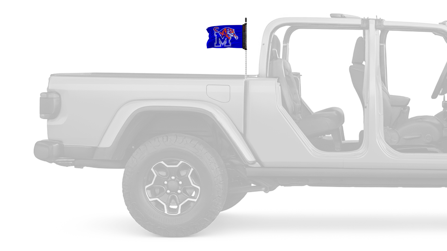 Memphis 11"x17" Forever Wave Flag for Jeep Gladiator JT