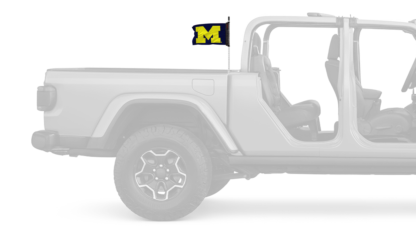Michigan 11"x17" Forever Wave Flag for Jeep Gladiator JT