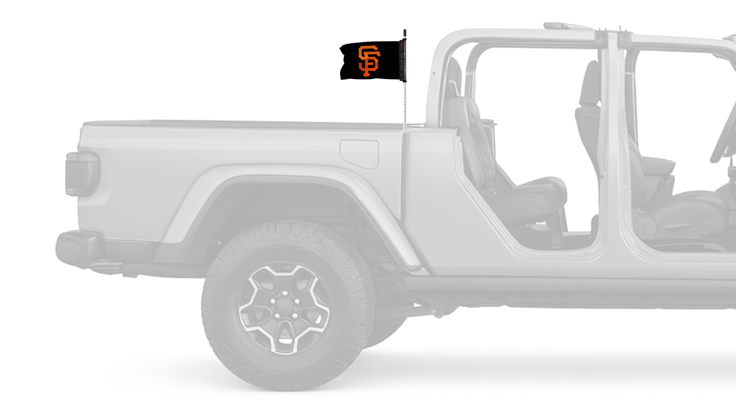San Francisco Giants 11"x17" Forever Wave Flag for Jeep Gladiator JT