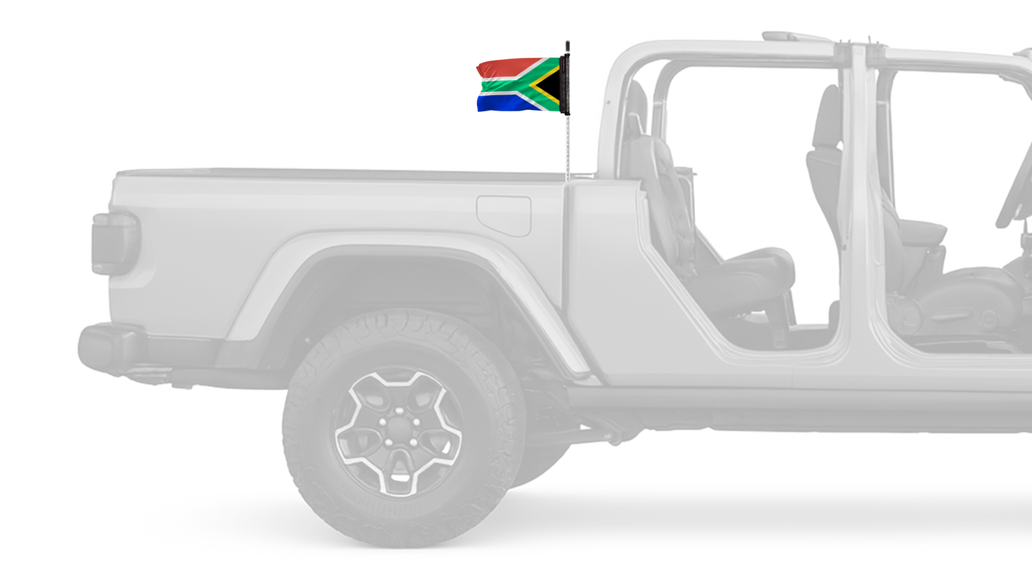 South Africa 12"x18" Forever Wave Flag for Jeep Gladiator JT