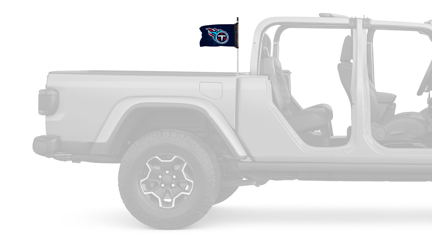 Tennessee Titans 11"x17" Forever Wave Flag for Jeep Gladiator JT