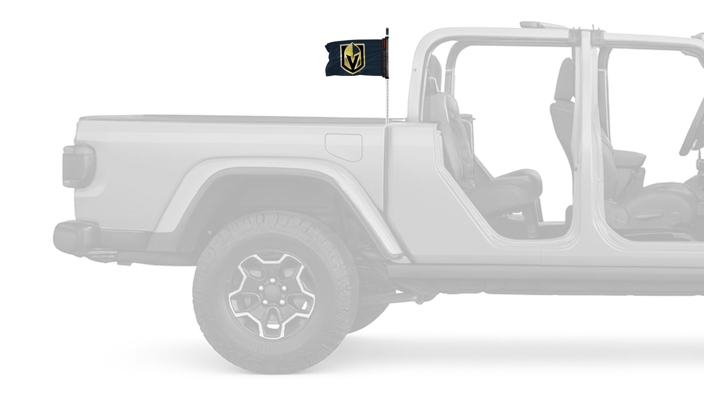 Las Vegas Knights 11"x17" Forever Wave Flag for Jeep Gladiator JT