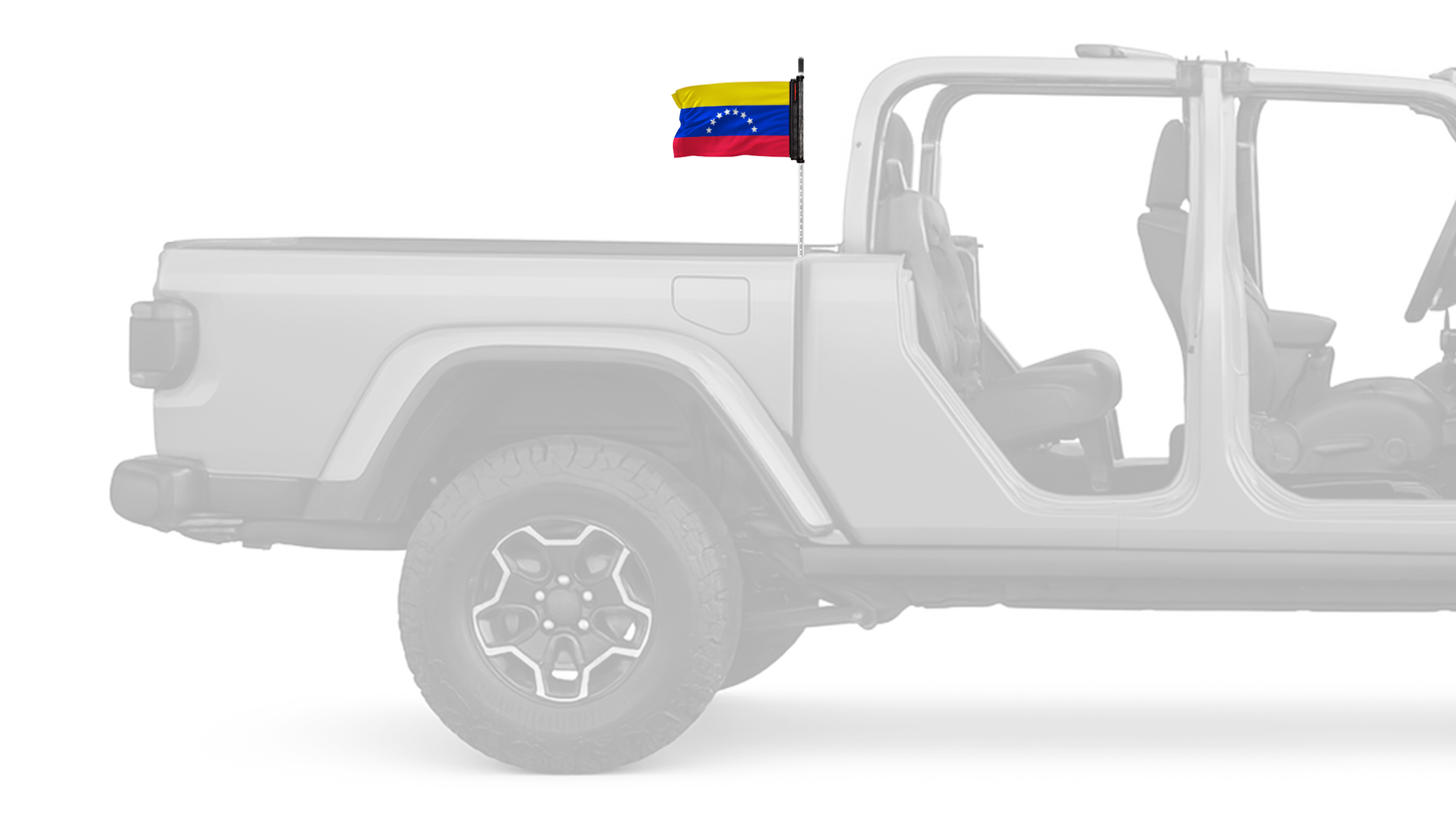 Venezuela 12"x18" Forever Wave Flag for Jeep Gladiator JT