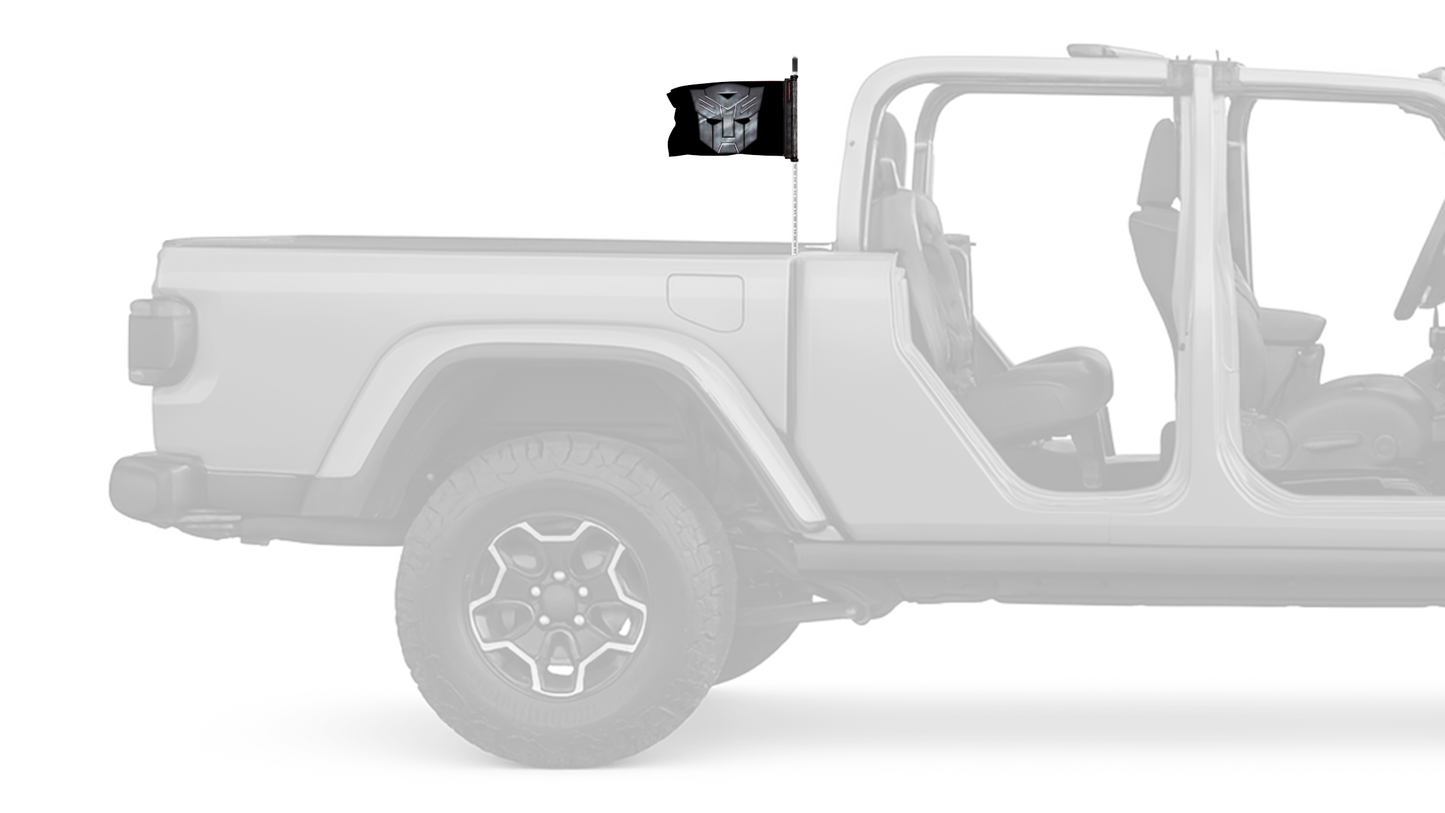 Transformers Autobot 12"x18" Forever Wave Flag for Jeep Gladiator JT