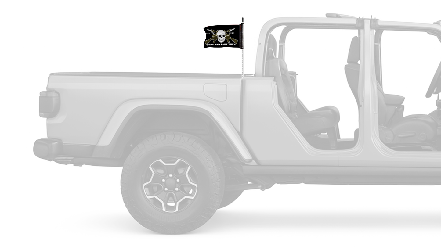 Molan Labe 12"x18" Forever Wave Flag for Jeep Gladiator JT