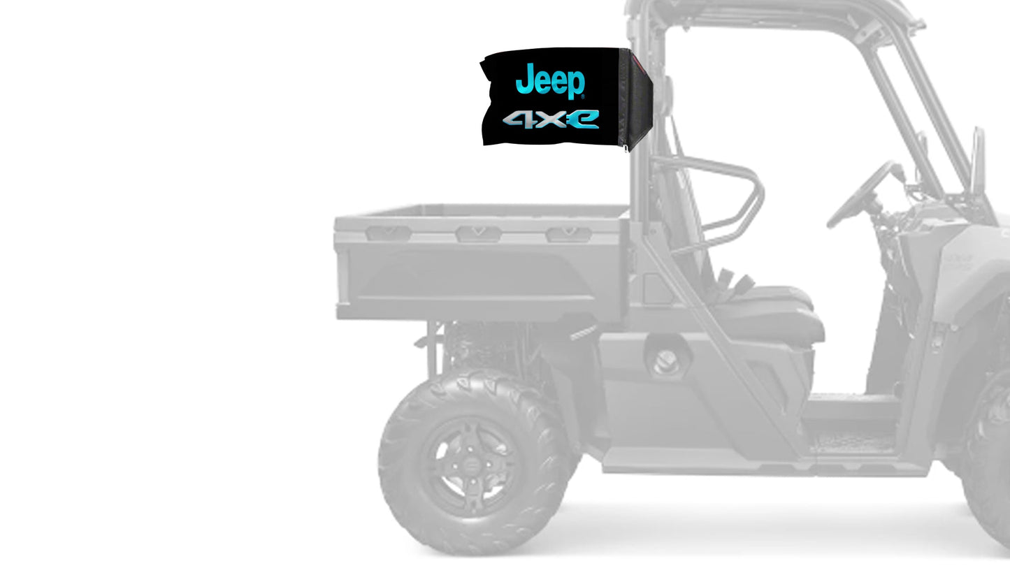 Jeep 4Xe 12"x18" Forever Wave Flag for UTVs