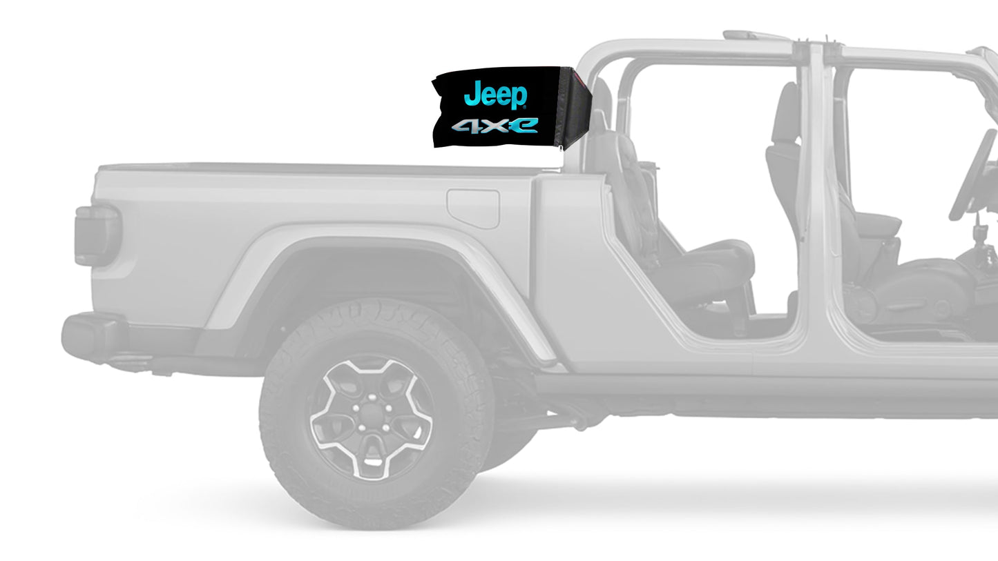 Jeep 4Xe 12"x18" Forever Wave Flag for Jeep Gladiator JT