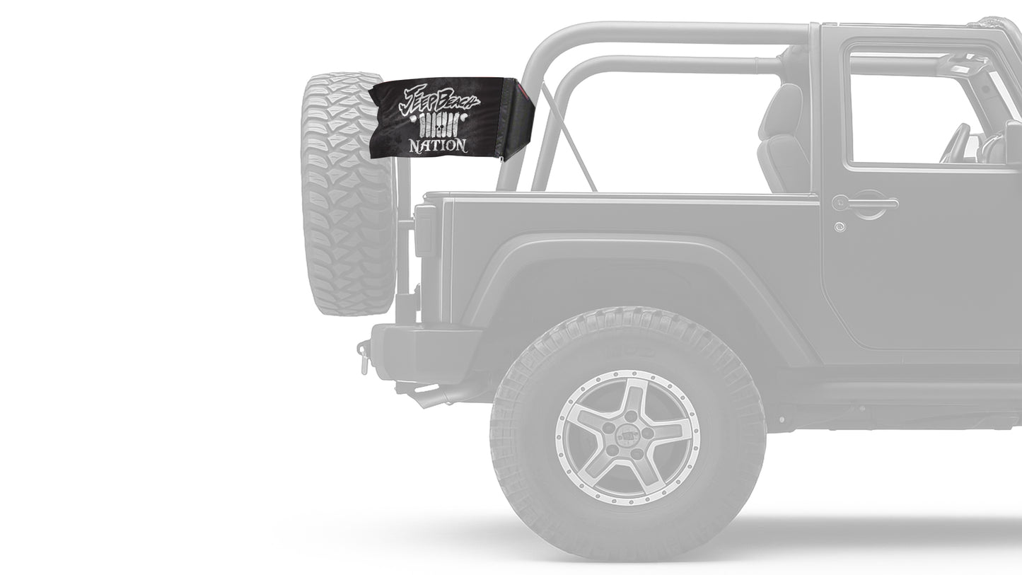 Jeep Beach Nation 12"x18" Forever Wave Flag